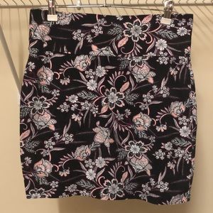 Charlotte Russe - floral skirt